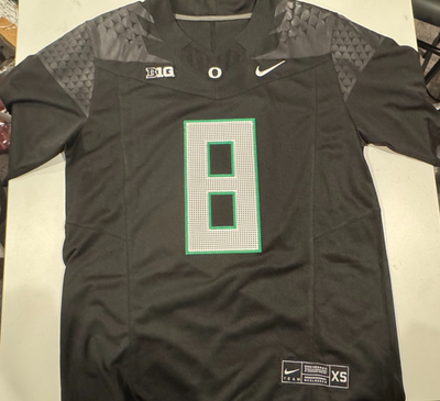 #ad Oregon Ducks Dillon Gabriel Football Jersey Black Stitched $39.99
