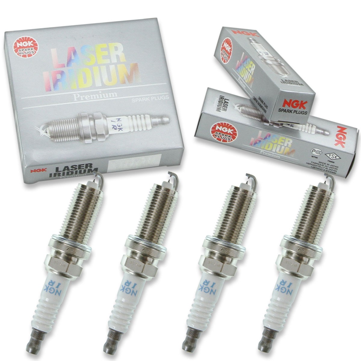 4 pcs NGK Laser Iridium Spark Plugs for 2009-2010 Hyundai Sonata 2.4L L4 - oc