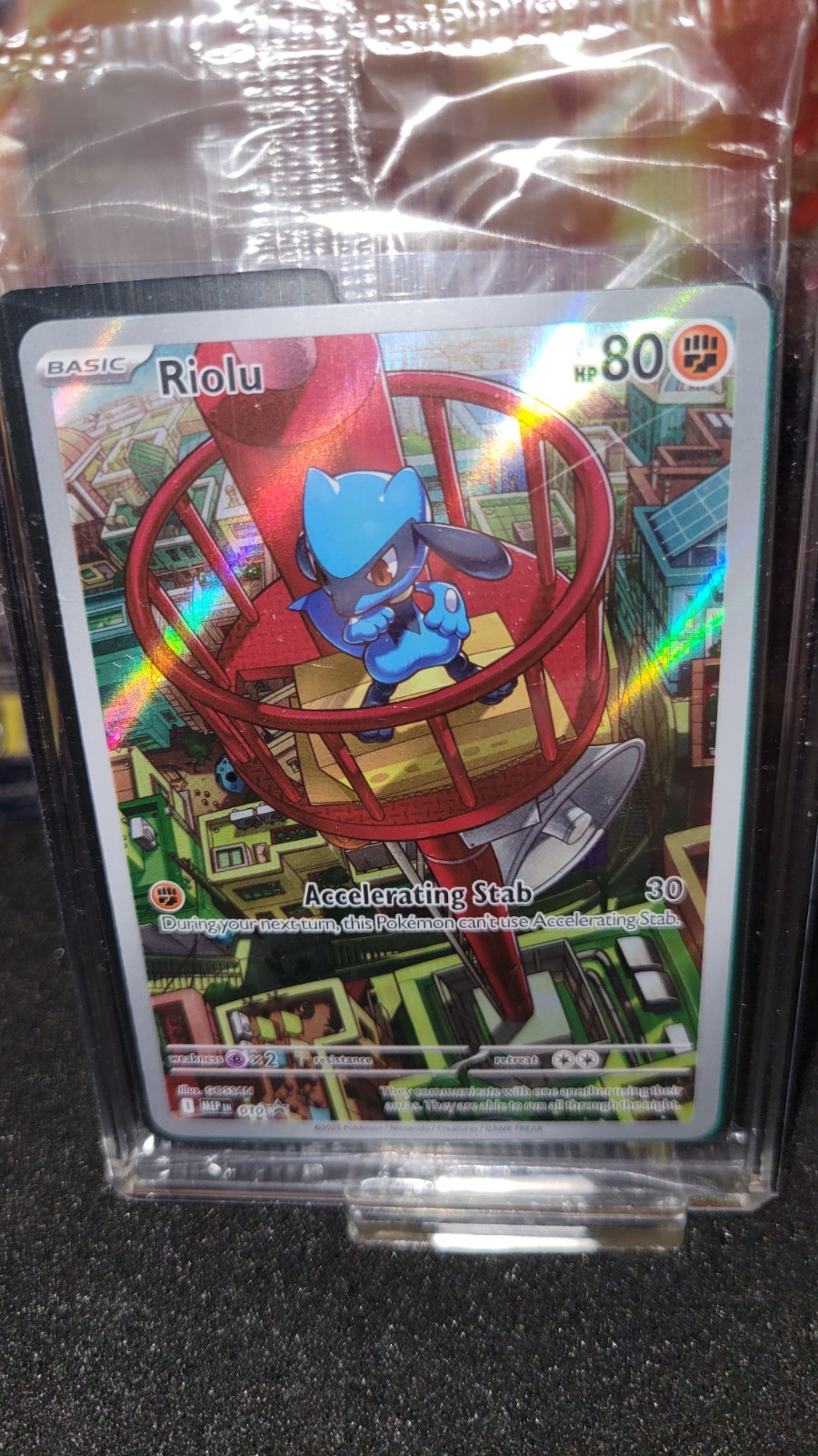 Riolu Black Star Promo Illustration Rare #10 Sealed - Pokémon Mega Evolutions