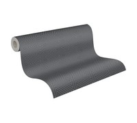 A.S. CréAtion Tapete Vlies Attractive 37758-1 Anthrazit Glitzer Grafisch