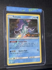 Suicune SM149 Prerelease Stamped Black Star Promo Lost Thunder Holo Bleed on eBay