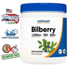 Bilberry Extract Powder 250 G  750 Servings  Vaccinium uliginosum 1200mg