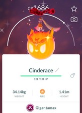 Shiny Cinderace Gigantamax - Read Description