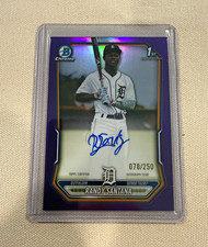 Randy Santana Bowman Chrome 2026 Purple /250 Auto