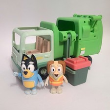 Bluey Garbage Truck - Bluey and Bin Man Figures  1 Garbage Bin