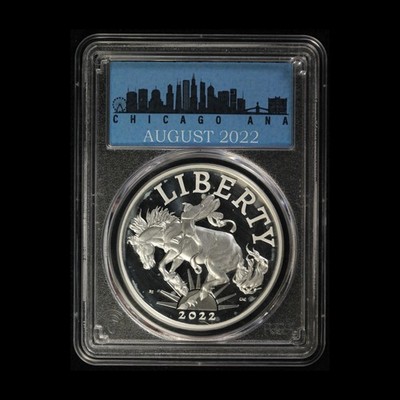 2022-P American Liberty Silver Medal PCGS PR70DCAM Chicago ANA