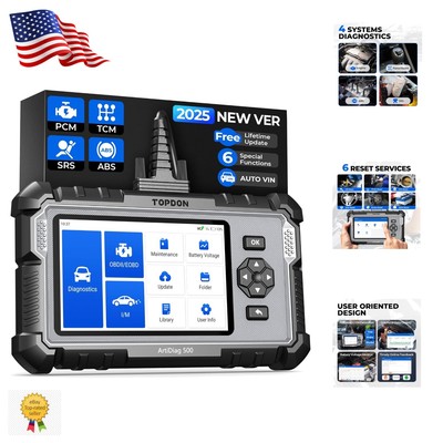 Automotive Diagnostic Scan Tool - ArtiDiag500 with Real-Time Data Visualization