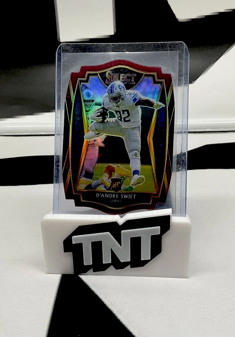 D’Andre Swift 2020 Panini Select Premier Level Maroon Die Cut Rookie