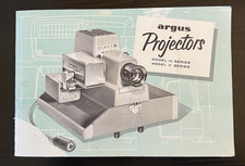 Argus Projectors III V Series Remote-Control Power Unit -Operation Booklets