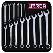 12 Point Combination Chrome Wrench Set (14-Piece)