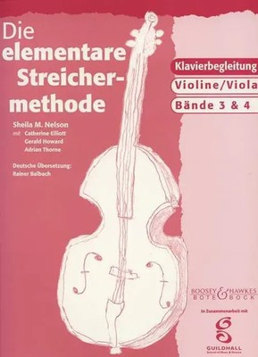 Die elementare Streichermethode | Band 3 und 4. Violine (Viola)., Dt/engl | Buch