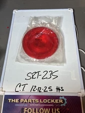 (1) NOS Grote 90512  Replacement Lens, Red Genuine Grote, Vintage ,