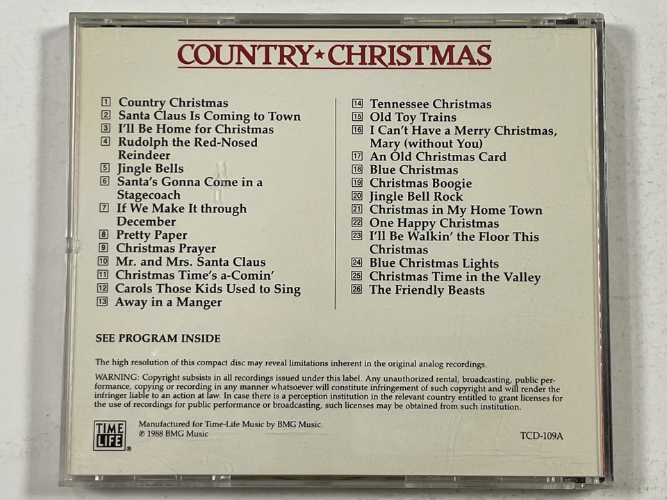 Time Life Country Christmas 2 CD 50 Songs George Strait Willie Nelson Buck Owens Foto 2 de 4