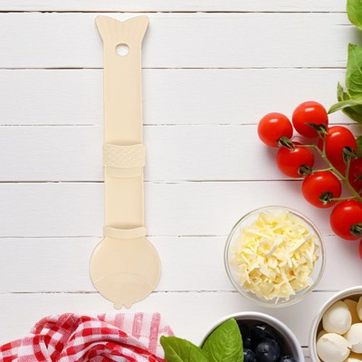 Cat Food Scoop Spoon Plastic Cat Strip Feeder Wet Treat Dispenser Pet Feedi
