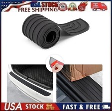 Car Rear Bumper Protector Guard - Anti-Scratch, Non-Slip, 40.9In Black