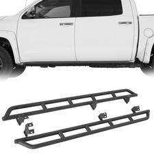 Rock Sliders Tube Side Door Armor Step Rails For Toyota Tundra Crewmax 2007-2021