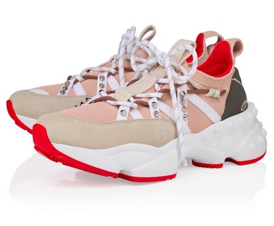 Size 11.5 - Christian Louboutin Funfor-Run Multi-Color Spikes for