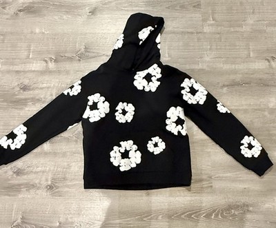 Denim Tears Cotton Wreath Black Hoodie Size XLarge Fast Shipping