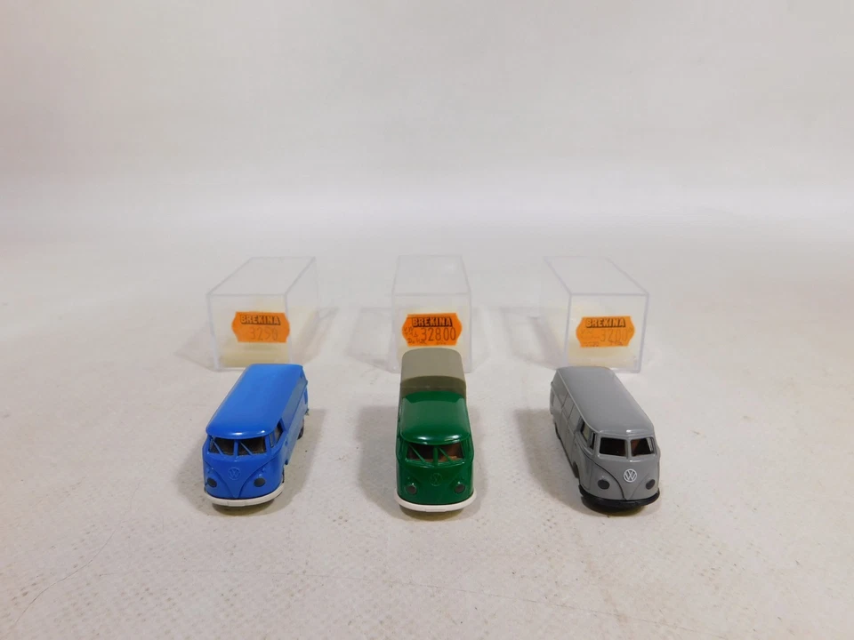 3X Brekina H0 1:87 Doka caja VW T1 Bulli 3200 3250 32800 SG/caja superior #DX461-0,5 Foto 4 de 4