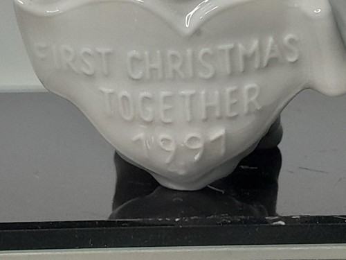 Lladro OUR FIRST CHRISTMAS TOGETHER Hanging Tree Ornament 2nd 5840 Love Birds - Picture 3 of 8