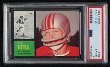 1962 Topps YA Tittle #102 PSA 6 HOF 0qo1