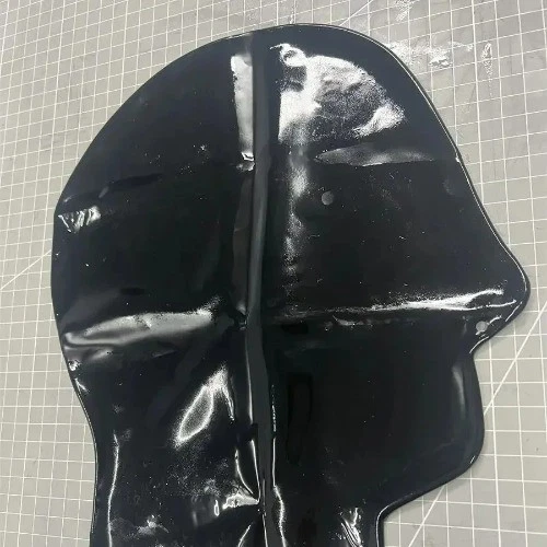 Latex Mask Sexy Rubber Hood Fetish Mask Sexy Black Latex Hood Mask Fetish - Image 2 of 4