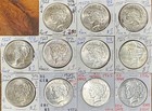 Lot of 11 Peace Silver Dollars Circ & Uncirculated 1922, 1922D, 1923, 1925 1926S — photo 1