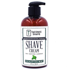 , Natural Shaving Cream - Eucalyptus Mint Ultra-Rich High Lather Formula N