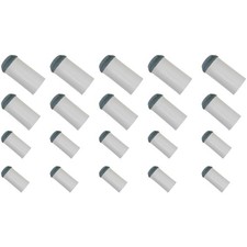 Slip On Pool Cue Tips Replacement Kit 4 Sizes 9mm 10mm 12mm 13mm 20 PCS