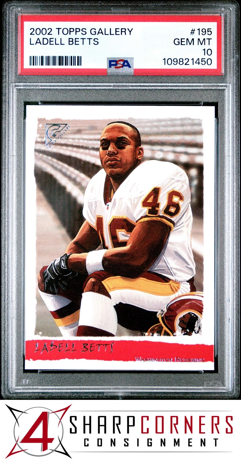 Ladell Betts Topps Gallery #195 Base