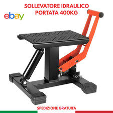 Sollevatore Idraulico Solleva Moto A Forbice Ponte Alza Moto Crick Portata 400KG