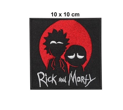 Cartoon Rick and Morty cool süß Transfer Bügelbild Aufnäher Patch Abzeichen Jacke