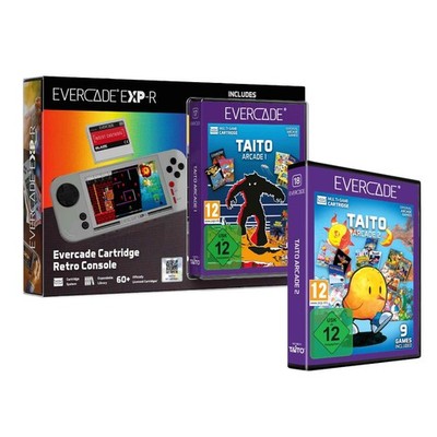 Blaze Evercade EXP-R Konsole und Taito Arcade Collection 1+2 Bundle Set NEU&OVP