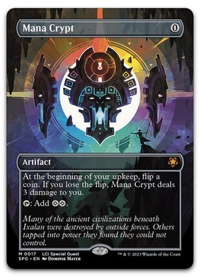 Mana Crypt (Borderless) #17 (NM) Special Guests SPG Magic MTG