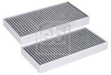 Image of FEBI BILSTEIN 37337 Cabin Air Filter Set 262mm Length Fits Renault Laguna
