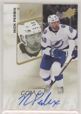 2022-23 SPx Rookies Auto Nick Perbix #151 Rookie Auto RC 1br7