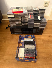 Musikkassetten ca.124 Stück + Kenwood KX-54 ...
