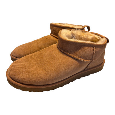 UGG Men's Classic Ultra Mini Chestnut Suede Ankle Boots 1137391 Size 13