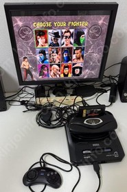 SEGA Mega Drive 32X Video Game Console Black 1994 Retro Made in Japan Tasted