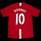 WAYNE ROONEY MANCHESTER UNITED RED NIKE SOCCER JERSEY SIGNED BECKETT COA STICKER