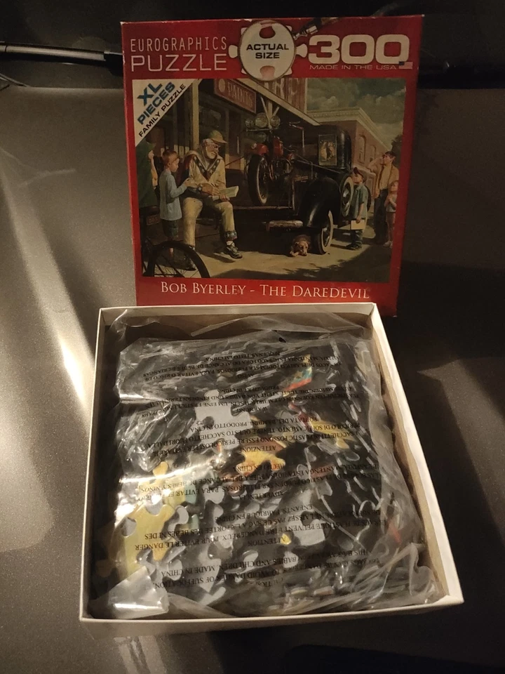 EUROGRAPHICS BOB BYERLEY THE DAREDEVIL 300 PIECE PUZZLE GUARANTEED COMPLETE - Image 2 of 4