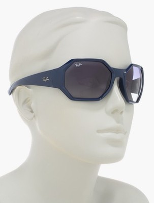 Ray-Ban 59mm Ray Ban Octagon Sunglasses RB4337 SHINY LT BLUE  display picture 1