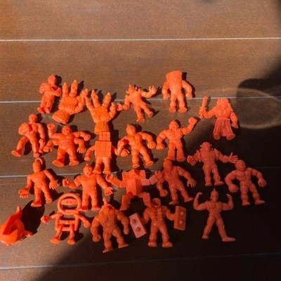 M.U.S.C.L.E. Men Kinnikuman Kinkeshi Eraser Figures Showa Retro AS IS