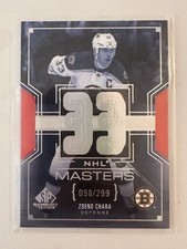 2025-26 UD SP GAME USED NHL MASTERS #NM-86 BRUINS - ZDENO CHARA /299
