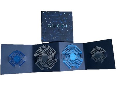 Gucci Metal Constellation Ornament Box Set 4 Pieces NIB