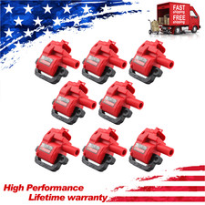 Uf192 High Performance 8 Ignition Coil Set For Chevy Gmc Ls1 Ls6 8.1l D580 Uf192
