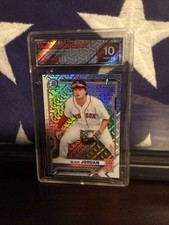 2021 Bowman - Chrome Prospects Blaze Jordan #BCP-71 Mojo Refractor Fielding (RC)