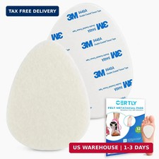 Metatarsal Foot Pads for Pain Relief, Foot Pain Relief Pads, Set of 12, 1/4" Thi