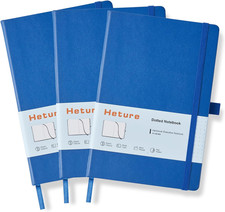 Hardcover Dotted Notebooks, A5 Dotted Journal Notebook for Writing 160 Pages, 8.