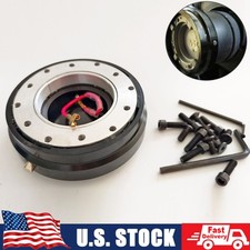 Universal Car Steering Wheel Quick Release Hub Racing Adapter Snap Off Boss Kit